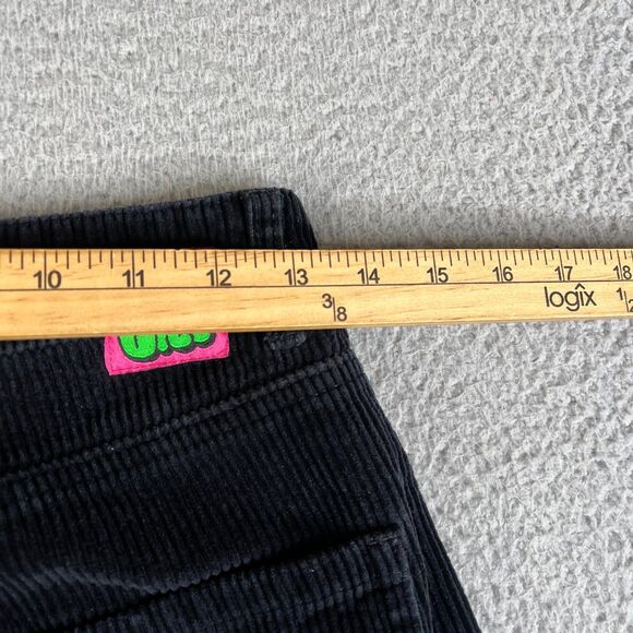 Empyre Corduroy Pants Womens 2 Black High Rise Tori Skater 26 X 30 Streetwear - Picture 9 of 12